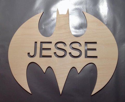Bat Plaque Personalised