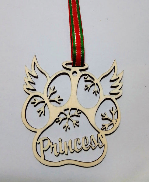 Pet Memorial Bauble personalised