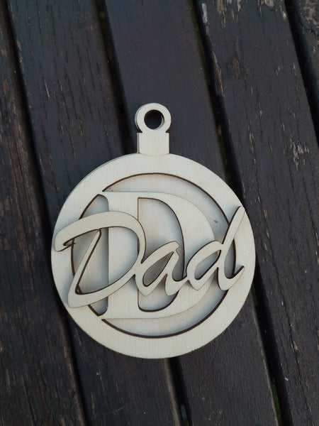 Christmas Baubles Layered and Personalised