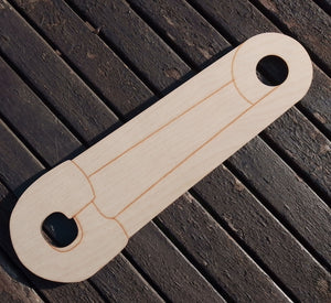 Large Nappy Pin 6mm thick 390mm long