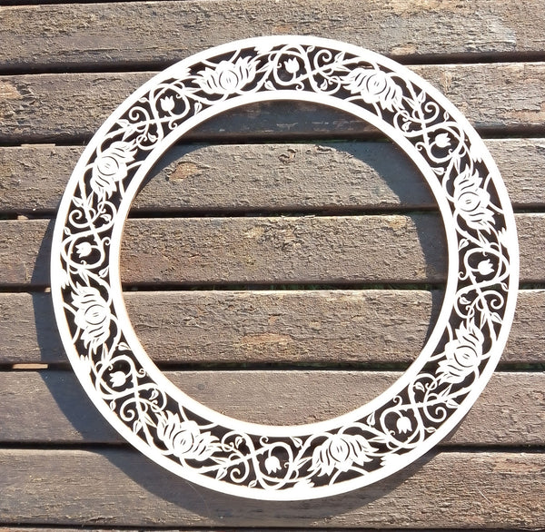 Intricate Circular frame 300mm diameter