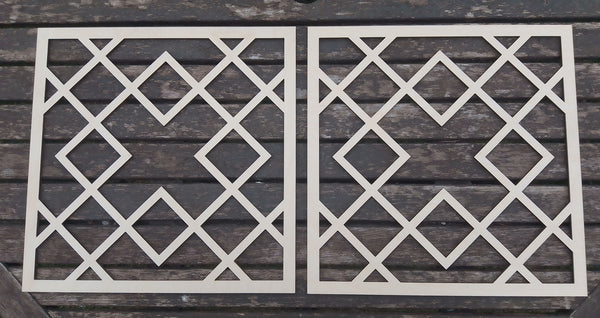 Decorative Panel diamonds
