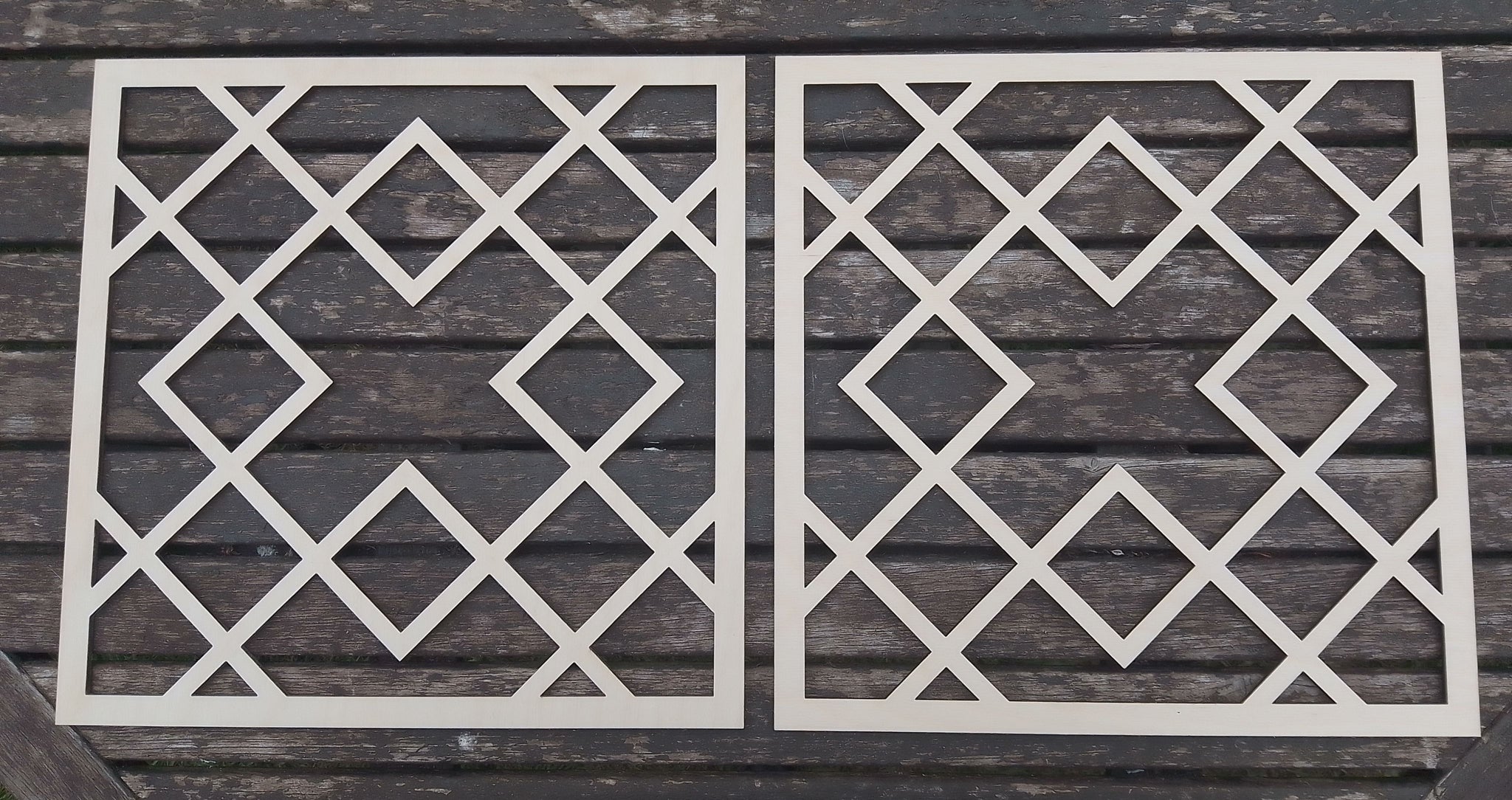 Decorative Panel diamonds