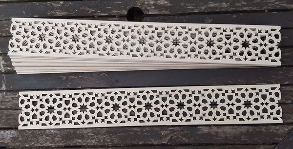 Decorative Fretwork Strip 450mm x 80mm Various Designs