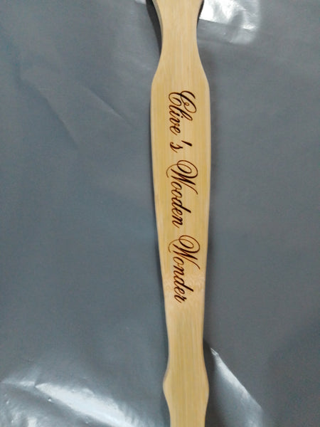 Personalised Back Scratcher -Wording of your choice etched on