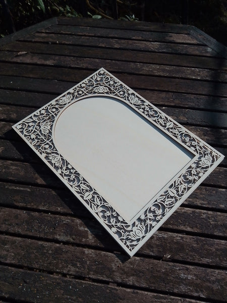 Arched frame