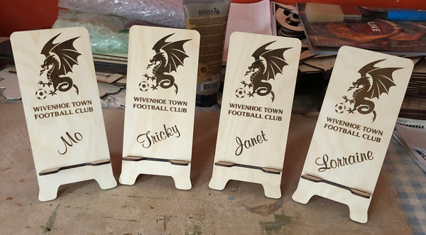 Mobile Phone Stand/Dock Personalised