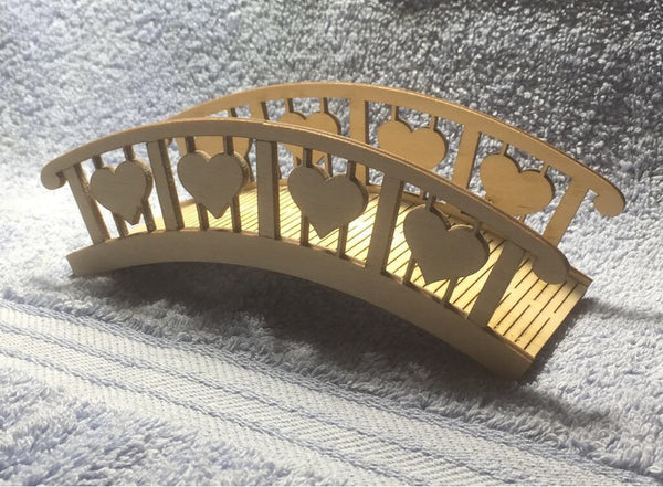 Large Bonsai fairy garden bridge 495mm long. Ornamental
